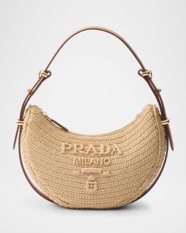 Prada Arque Crochet Shoulder Bag