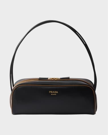 Prada Swing Smooth Calfskin Leather Shoulder Bag