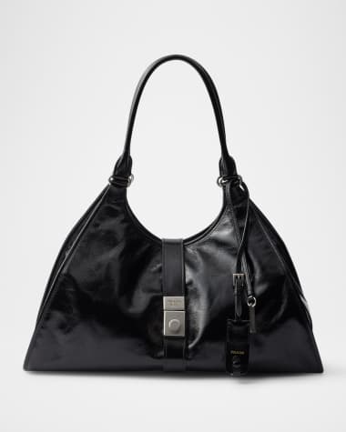 Prada Large Leather Tote Bag