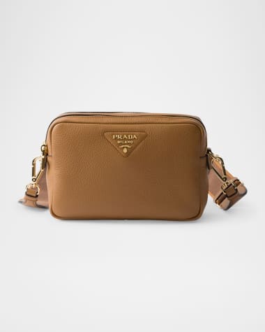 Prada Daino Soft Leather Camera Crossbody Bag