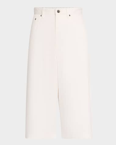 MARIA MCMANUS Massive Wide-Leg Denim Shorts
