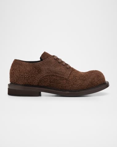 Moschino Men's Oliver Suede Derby Shoes