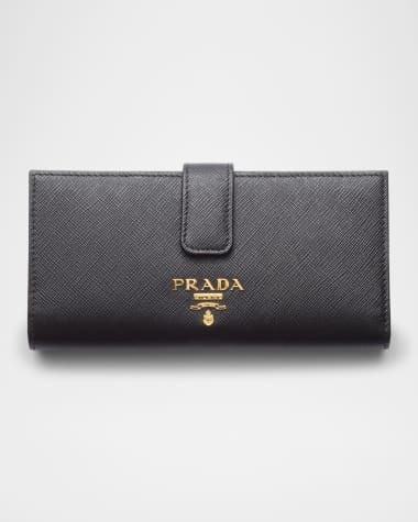 Prada Large Saffiano Leather Bifold Wallet