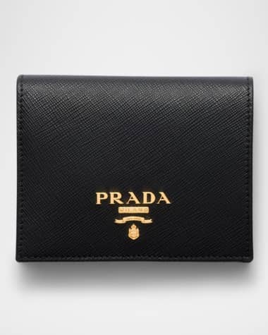 Prada Small Saffiano Leather Bifold Wallet