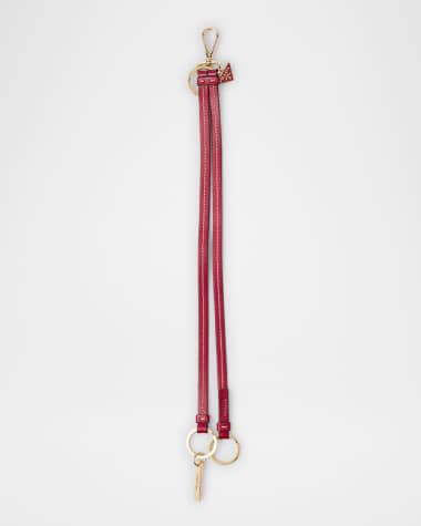Prada Leather Bag Charm and Keychain
