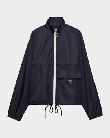 Prada Re-Nylon Zip Up Jacket