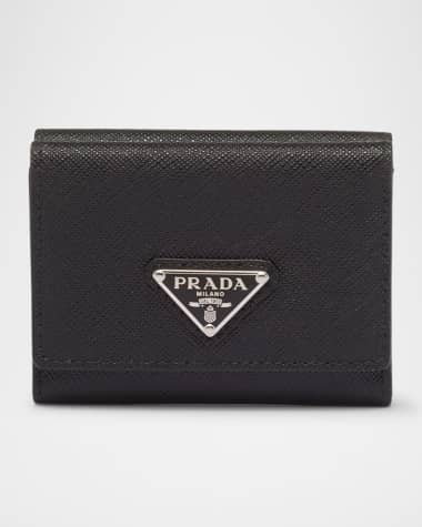 Prada Men's Small Saffiano Leather Trifold Wallet