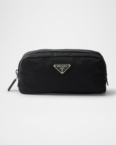 Prada Men's Re-Nylon and Saffiano Leather Travel Pouch