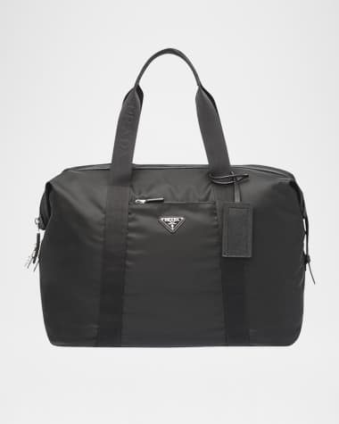 Prada Men's Re-Nylon & Saffiano Leather Duffel Bag