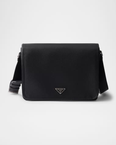Prada Men's Leather Shoulder Bag