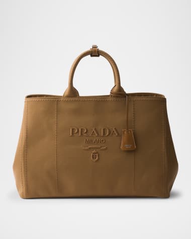 Prada Men's Canvas Tote Bag