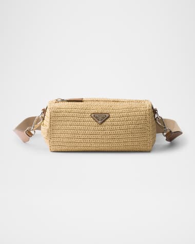 Prada Men's Crochet Shoulder Bag