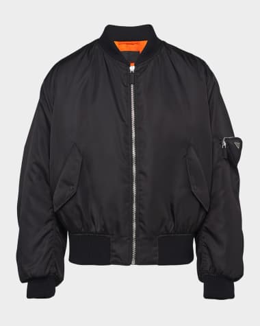 Prada Men's Re-Nylon Bomber Jacket
