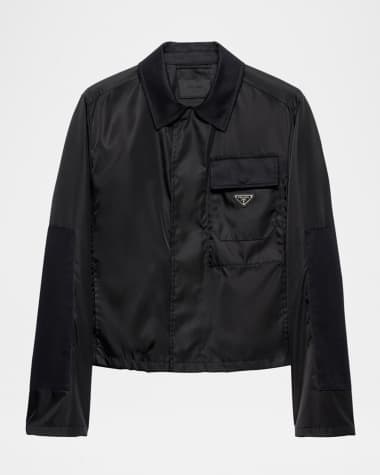 Prada Men's Cropped Re-Nylon Jacket