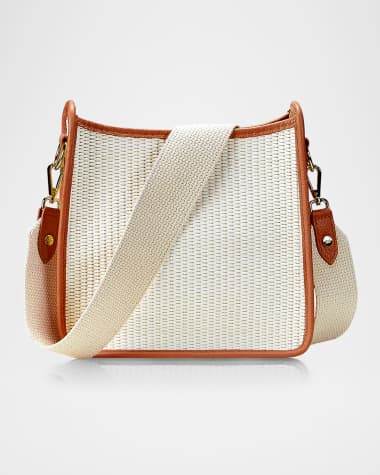 Gigi New York Elle Raffia Crossbody Bag