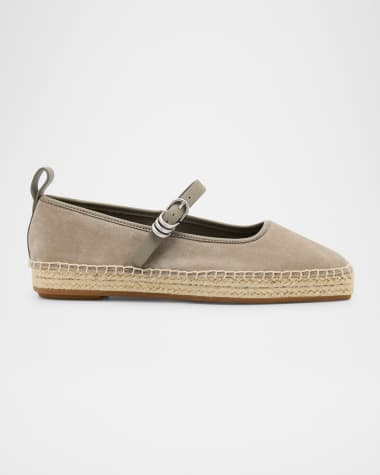Rag & Bone Spire Suede Mary Jane Espadrilles