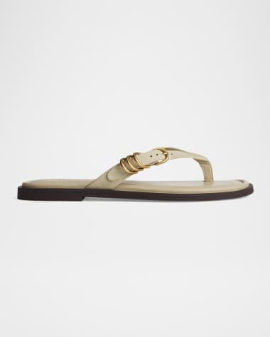 Rag & Bone Gia Suede Thong Sandals
