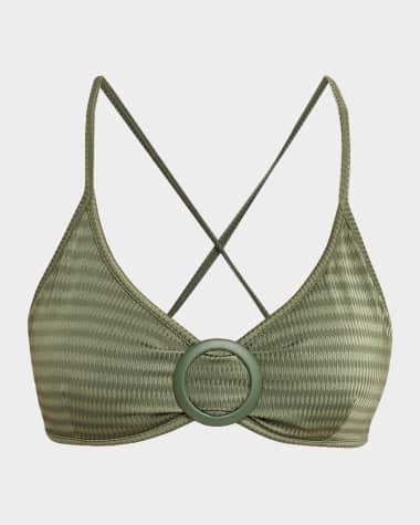 PQ Swim Vienna Striped Bikini Top