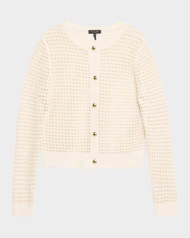Rag & Bone Ezra Open-Knit Cardigan