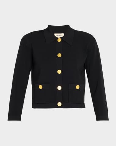 L'Agence Osiris Collared Cardigan