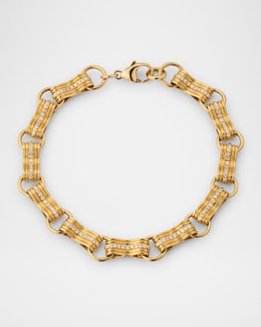 ALMASIKA Sagesse Pave Link Bracelet