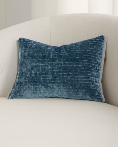 Designers Guild Mazarin Velvet Decorative Pillow, 12" x 16"