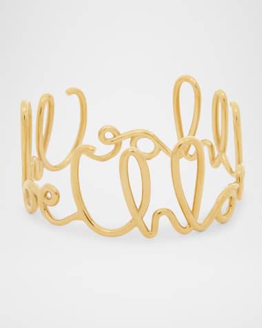 Chloe Openwork Logo Bracelet