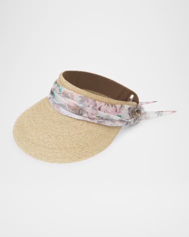 Chloe Raffia Visor