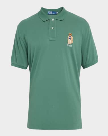 Polo Ralph Lauren Men's Original Fit Bear Mesh Polo Shirt