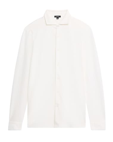 Reiss Men's Hayes Jacquard Stripe Sport Shirt