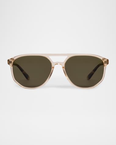 KREWE Brando Acetate Aviator Sunglasses