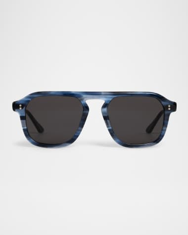 KREWE Zander Acetate Square Sunglasses