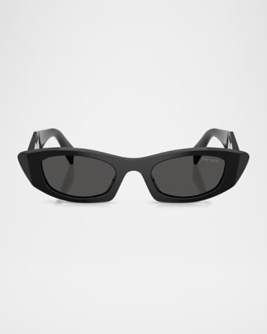 Prada B16SF Acetate Oval Sunglasses