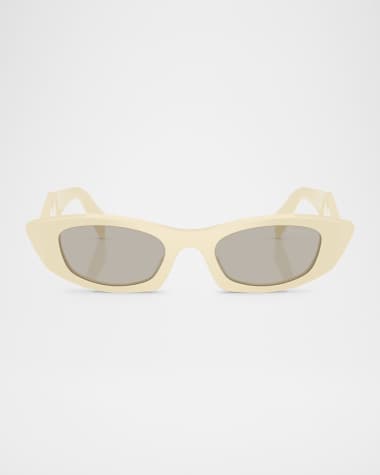 Prada PR B16SF Acetate Oval Sunglasses