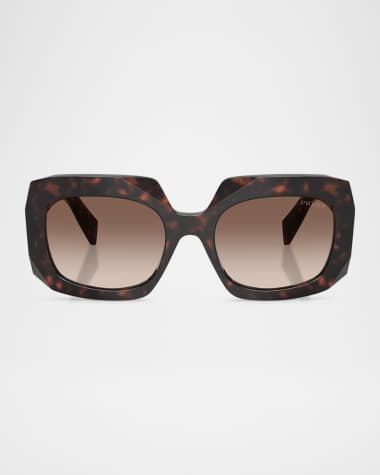 Prada PR B23SF Acetate Square Sunglasses