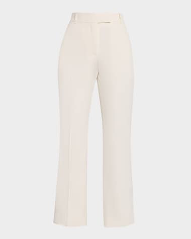McQueen Mid-Rise Kickflare Ankle Trousers