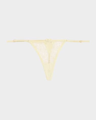 Kiki De Montparnasse Vinca Beaded Floral Lace G-String