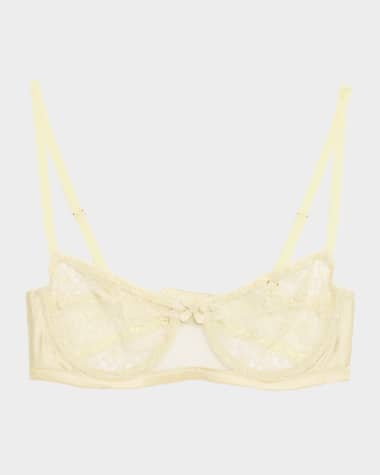 Kiki De Montparnasse Vinca Beaded Floral Lace Balconette Bra