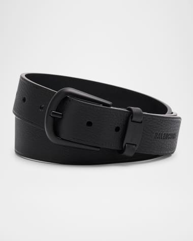 Balenciaga Men's Leather Suit Belt