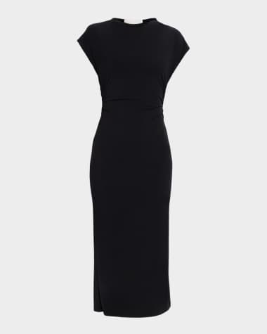 Sablyn Mesa Slouchy Mock-Neck Midi Dress