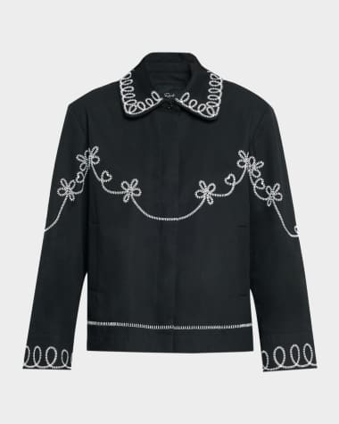 Rails Keaton Embroidered Shirt Jacket