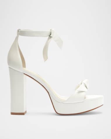 Alexandre Birman Mabeleh Leather Platform Sandals