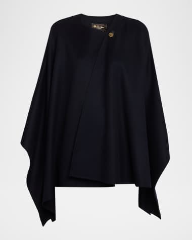 Loro Piana Renata Double-Face Cashmere Cape
