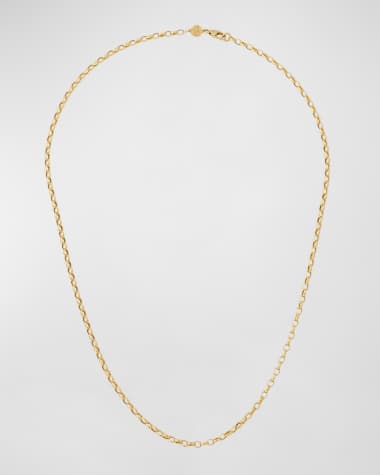 Sorellina 18K Yellow Gold Rolo Chain, 18"L