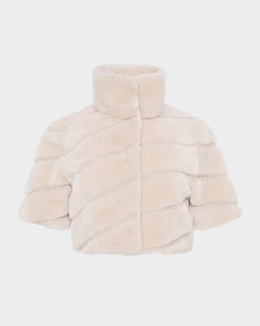 Gorski Diagonal Select Lamb Shearling Bolero Jacket