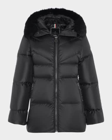 Gorski Apres-Ski Jacket With Detachable Toscana Lamb Shearling Hood Trim