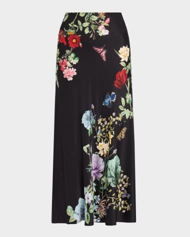 Alice + Olivia Terese Ankle-Length Slip Dress
