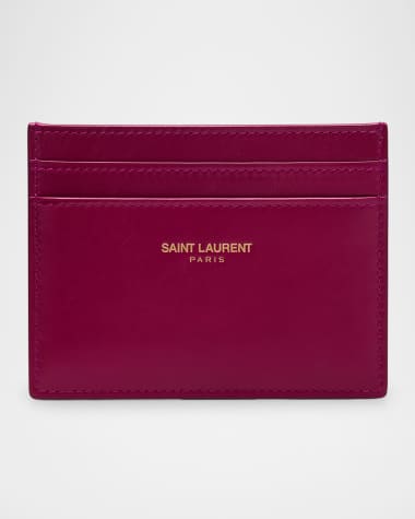 Saint Laurent Card Case in Leather