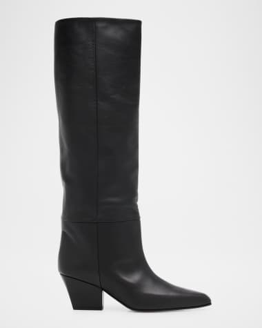 Paris Texas Jane Leather Knee Boots