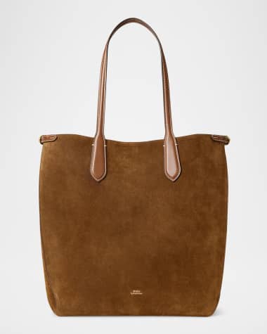 Polo Ralph Lauren Bellport Suede North-South Tote Bag